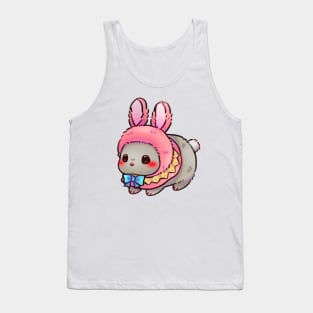 Bunny in Pink Hat Tank Top